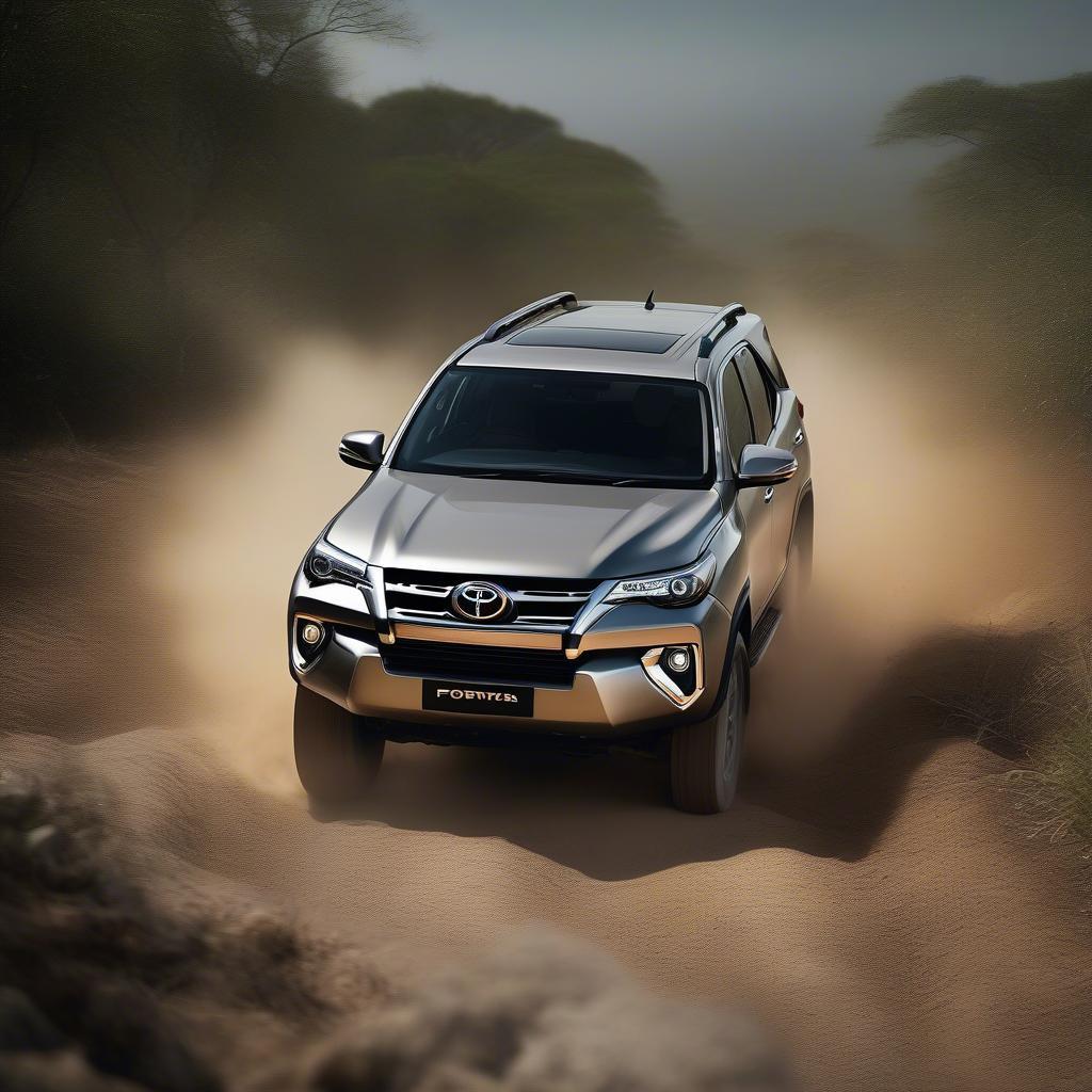 Toyota Fortuner 2017 chinh phục địa hình off-road