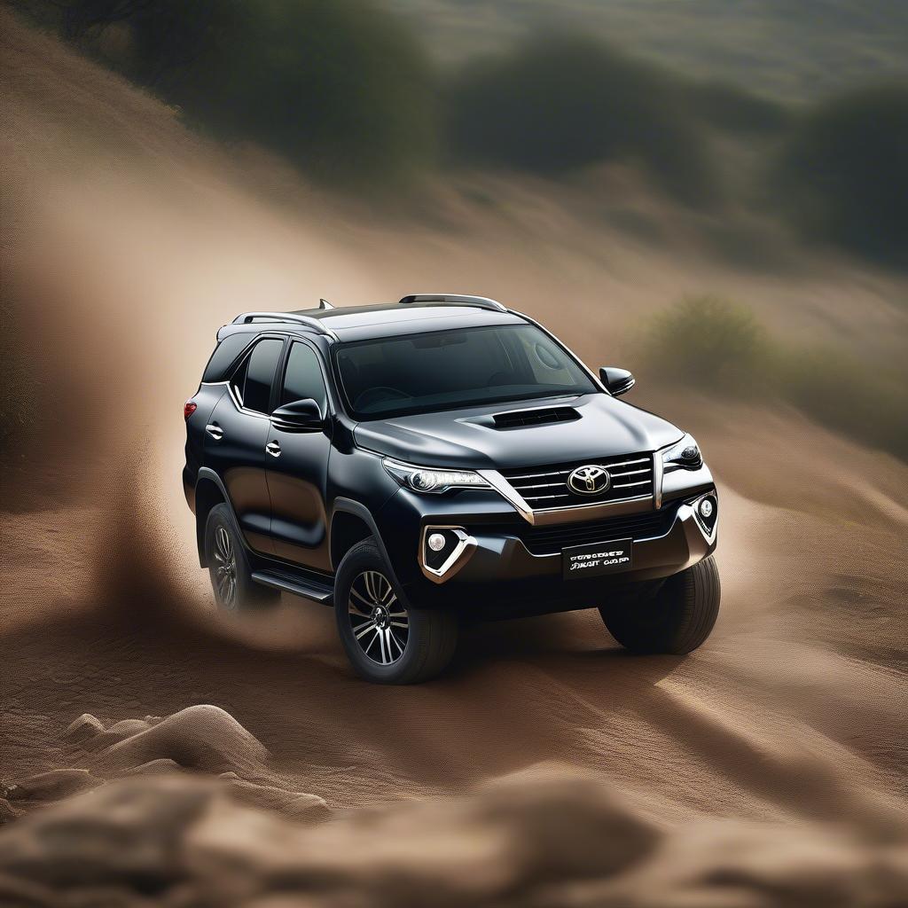 Toyota Fortuner bản cao cấp nhất chinh phục địa hình off-road