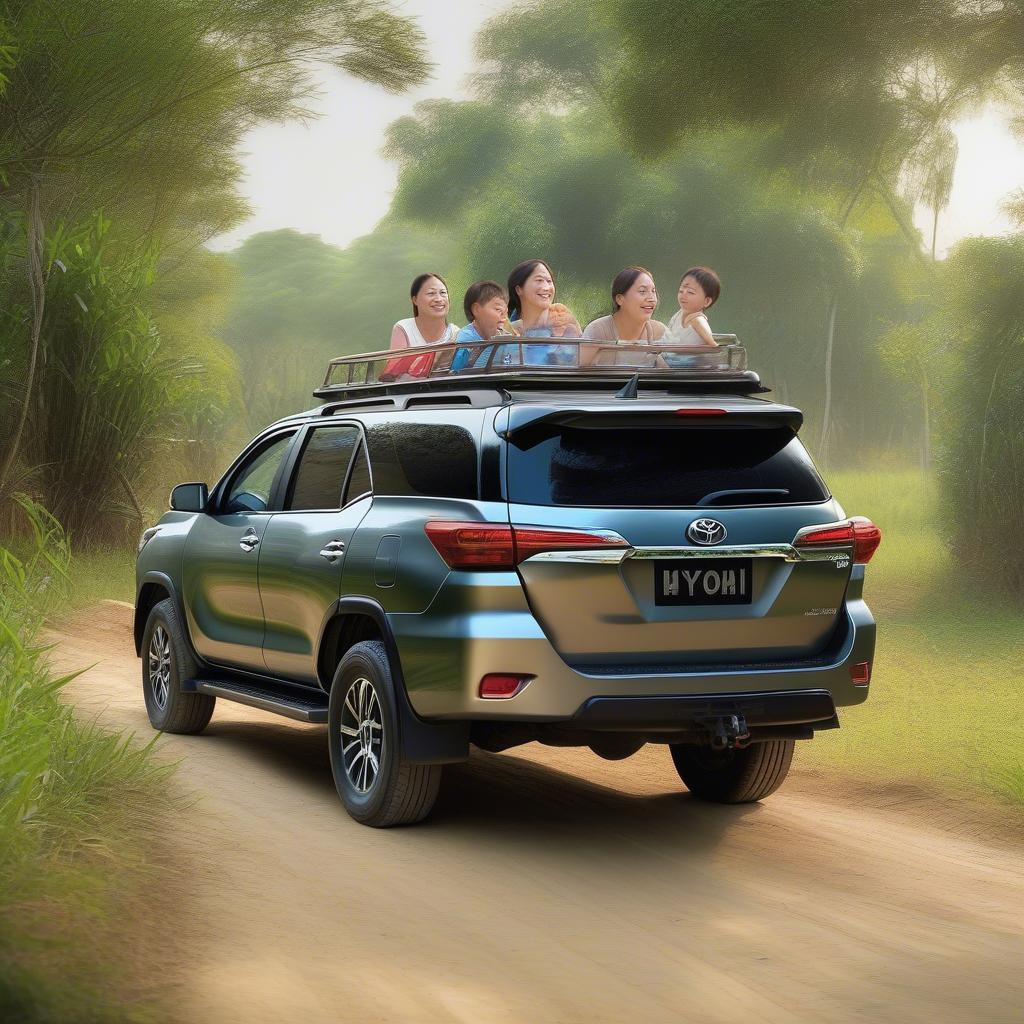 Toyota Fortuner Cần Thơ cùng gia đình