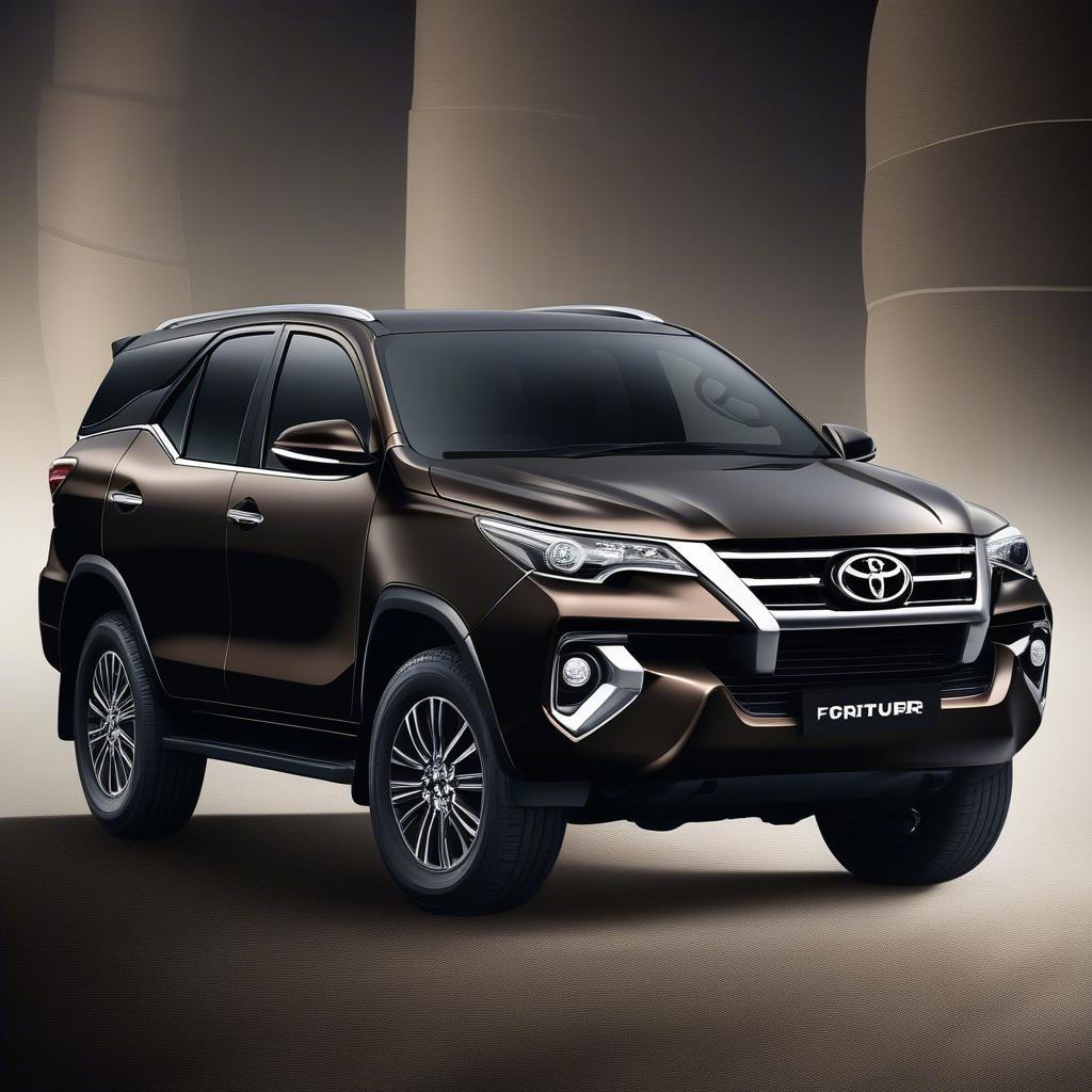 Ngoại thất Toyota Fortuner mạnh mẽ và nam tính