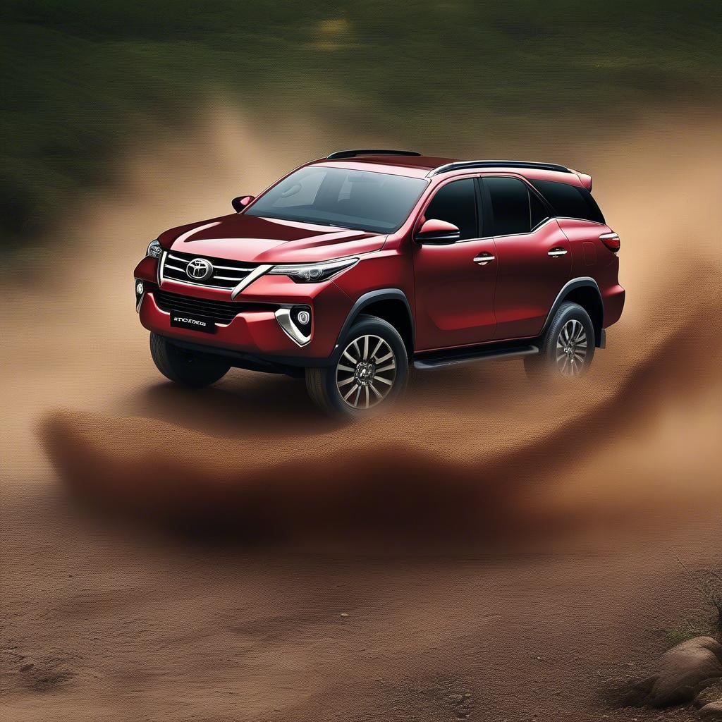 Toyota Fortuner Off-Road: Khả năng vượt địa hình mạnh mẽ