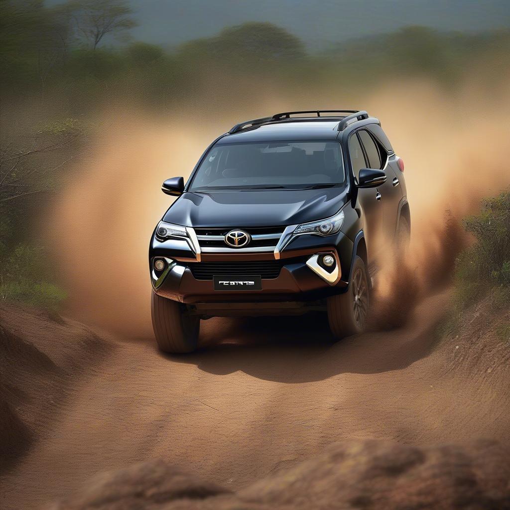 Toyota Fortuner TNG 5.1L chinh phục địa hình Offroad