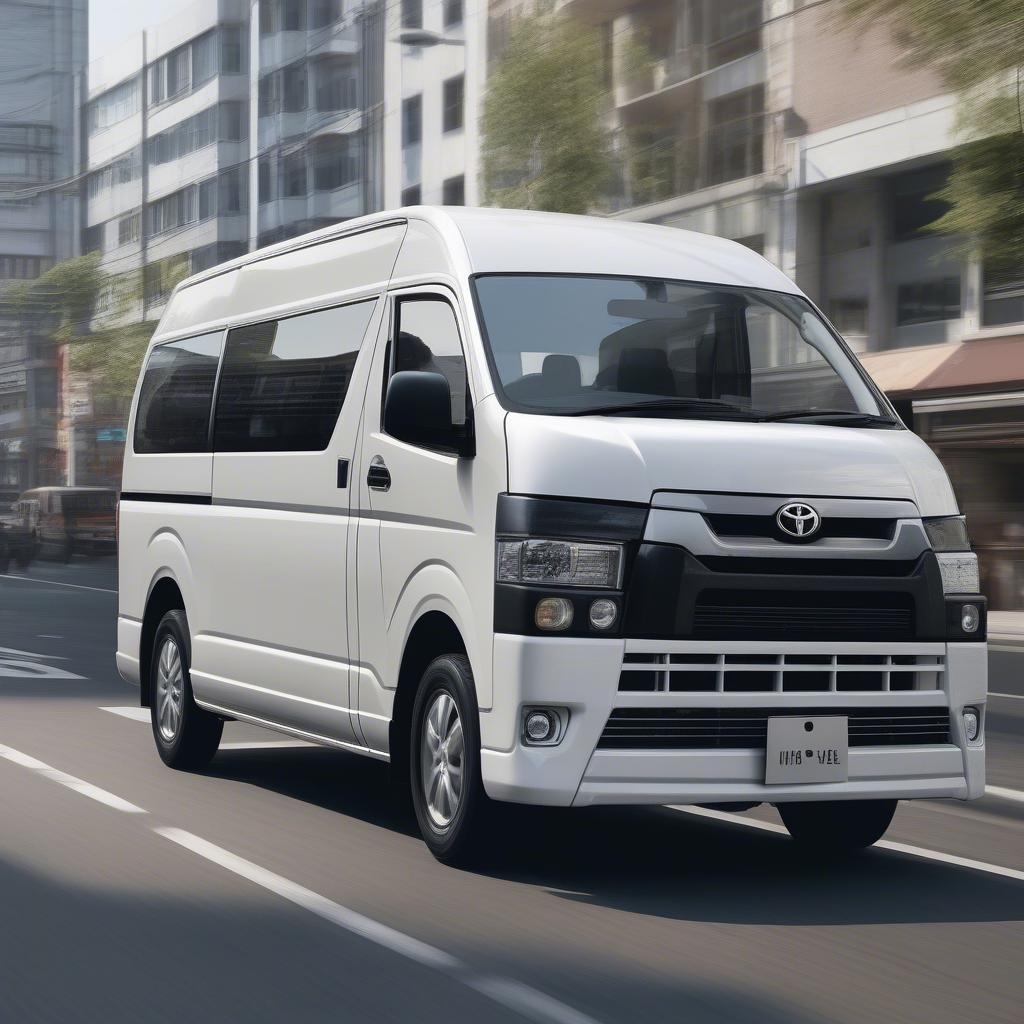 Ngoại thất Toyota Hiace 16 chỗ 2020