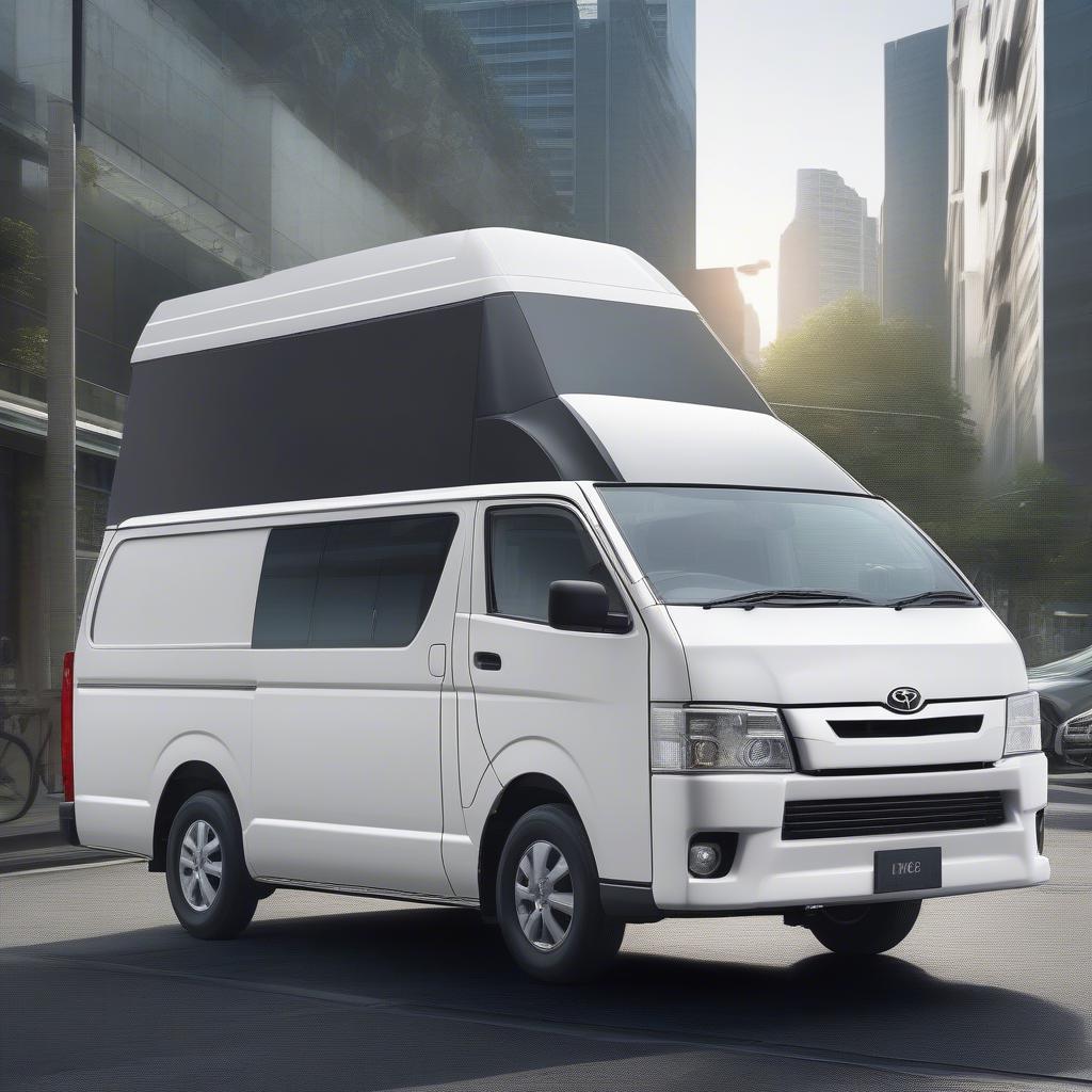 Toyota Hiace 16 chỗ ngoại thất