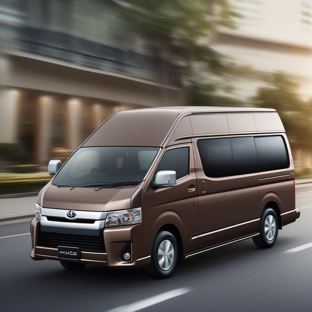 Ngoại thất Toyota Hiace 2018