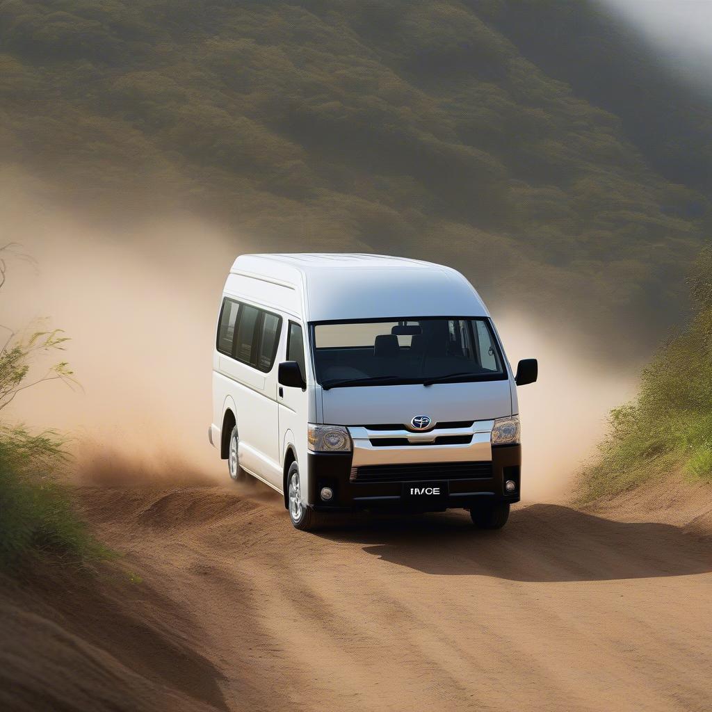 Toyota Hiace 2019 vận hành mạnh mẽ trên mọi địa hình.