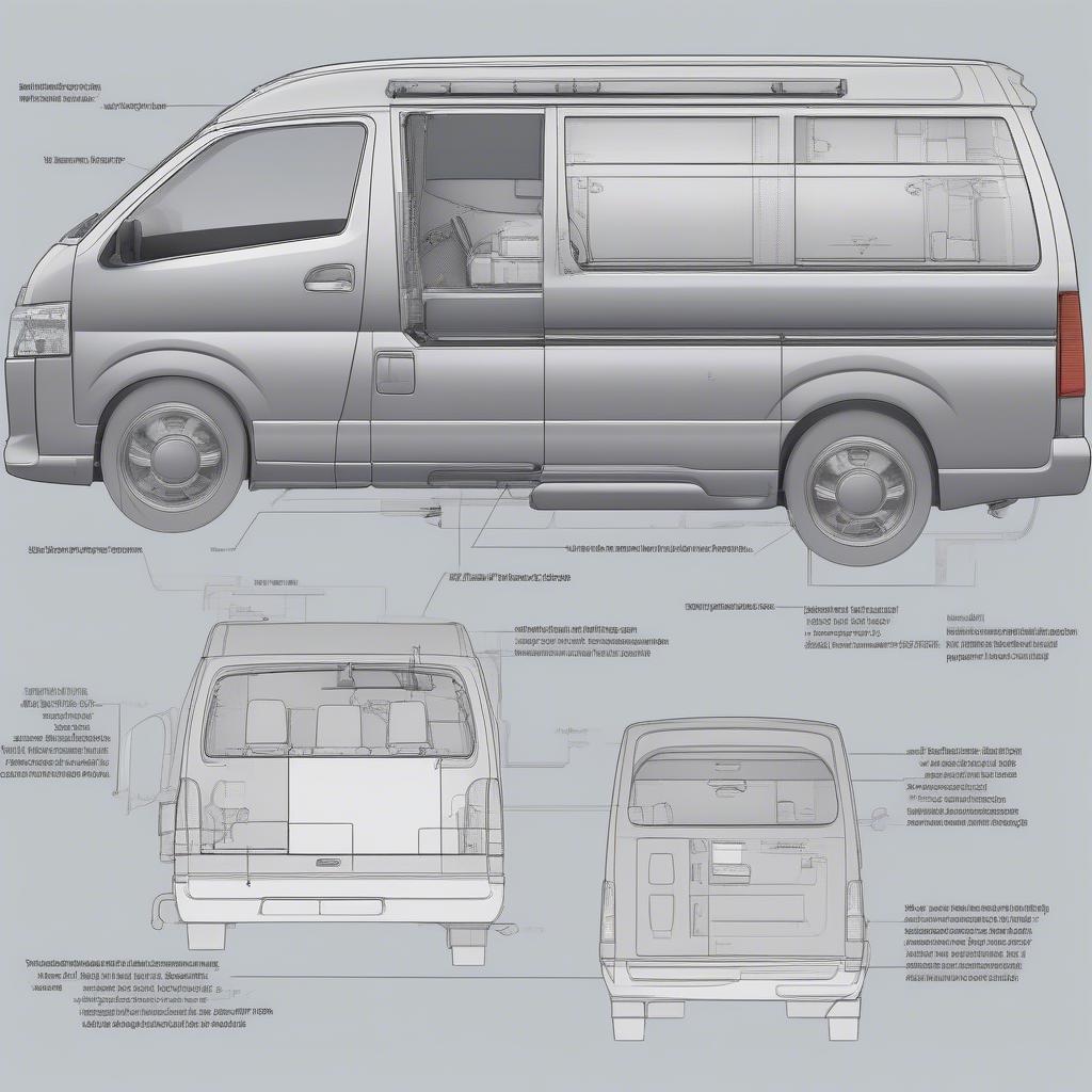 Hệ thống an toàn của Toyota Hiace Super Wagon