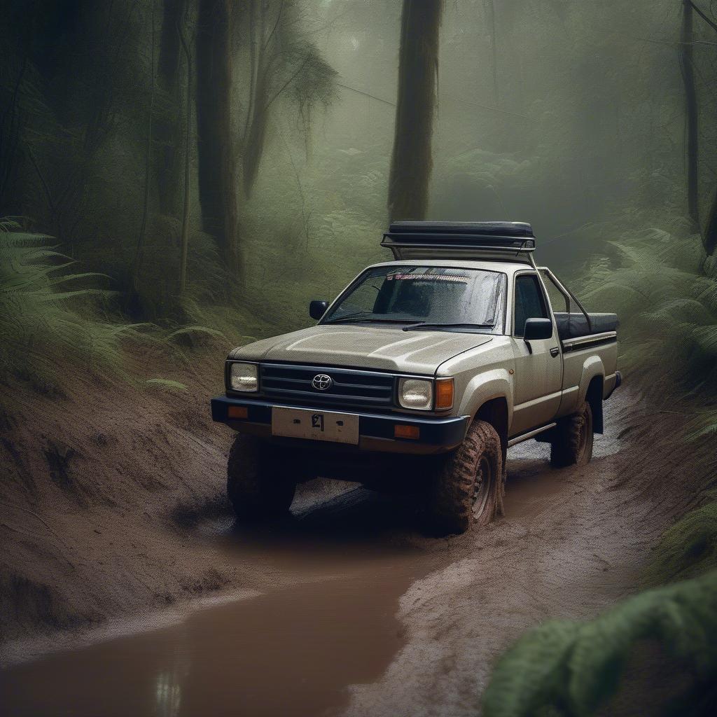 Toyota Hilux 1990 Off-Road Khả Năng Vượt Địa Hình