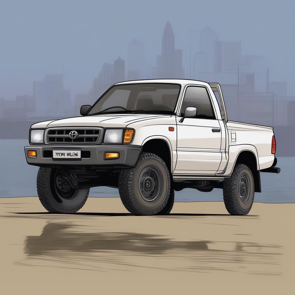 Toyota Hilux 1995 ngoại thất