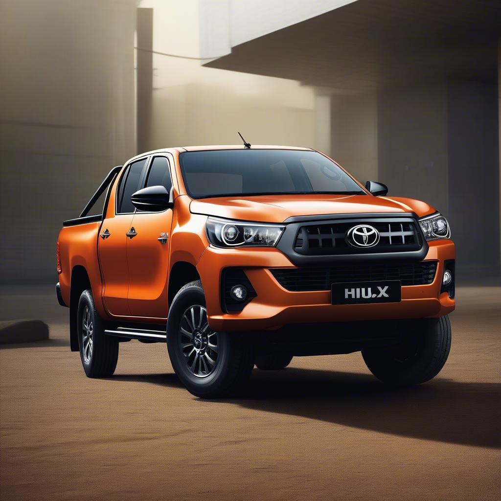 Ngoại thất Hilux 2.4 E 4x2 AT 2019 Cam