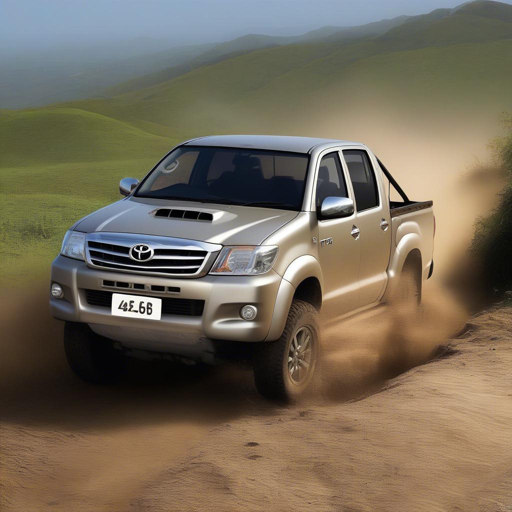 Hình ảnh Toyota Hilux 2009 vượt địa hình