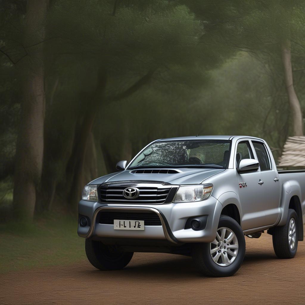 Ngoại thất Toyota Hilux 2012 mạnh mẽ và nam tính