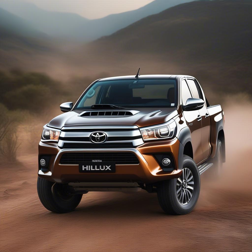 Ngoại thất Toyota Hilux 2017 mạnh mẽ và hiện đại