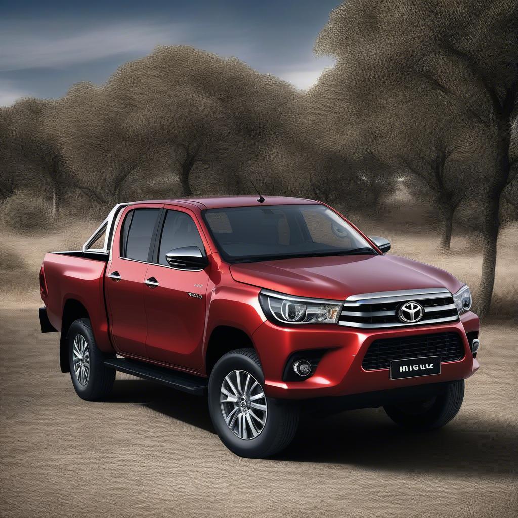 Ngoại thất Toyota Hilux 2018 mạnh mẽ và hiện đại