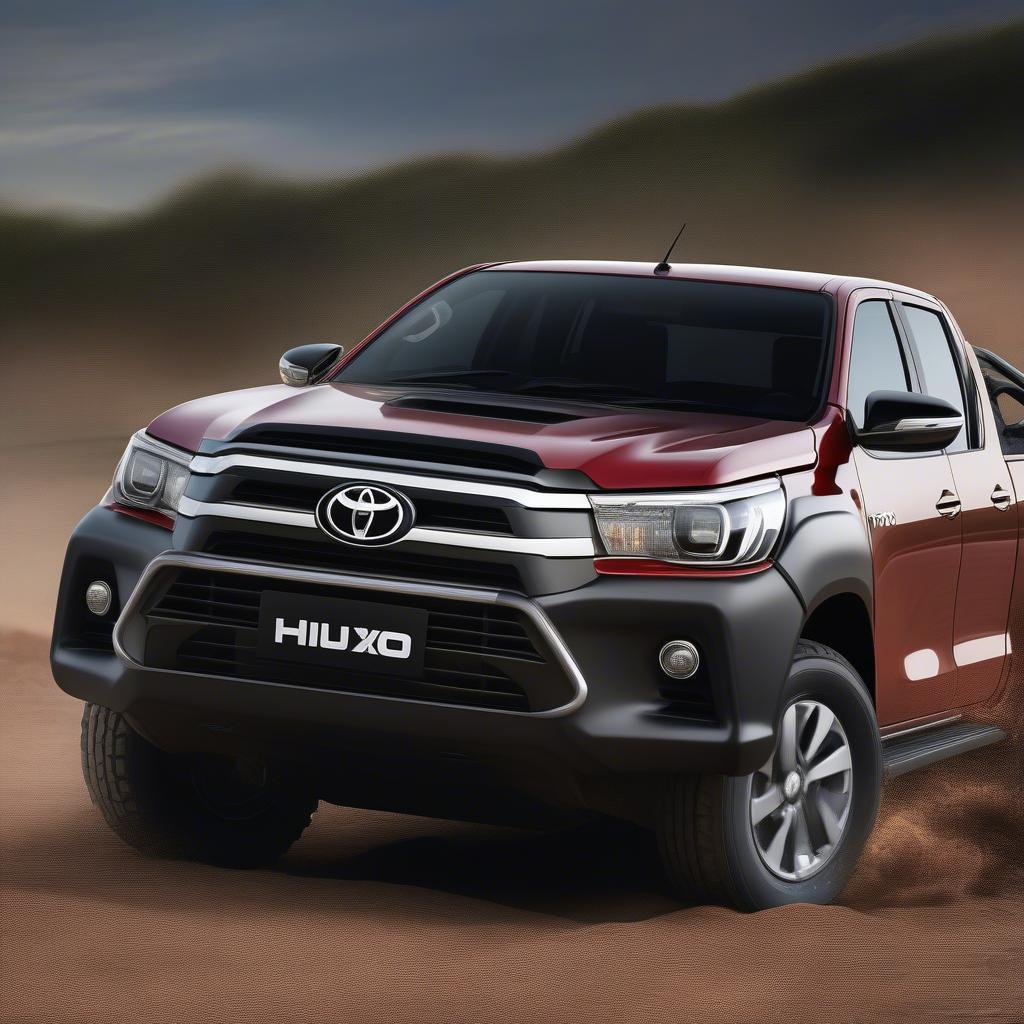 Ngoại hình Toyota Hilux 2018 Revo mạnh mẽ và hiện đại