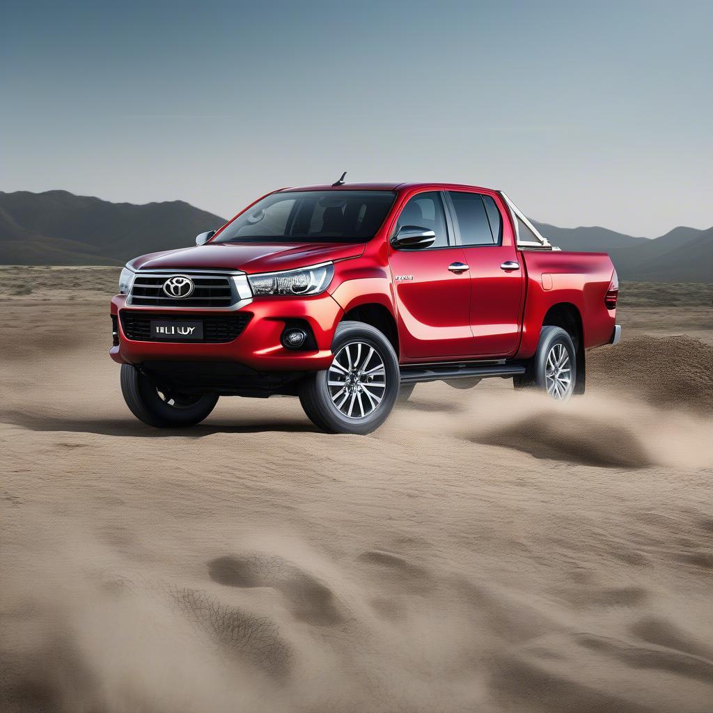 Banner quảng cáo Toyota Hilux 2019 ấn tượng