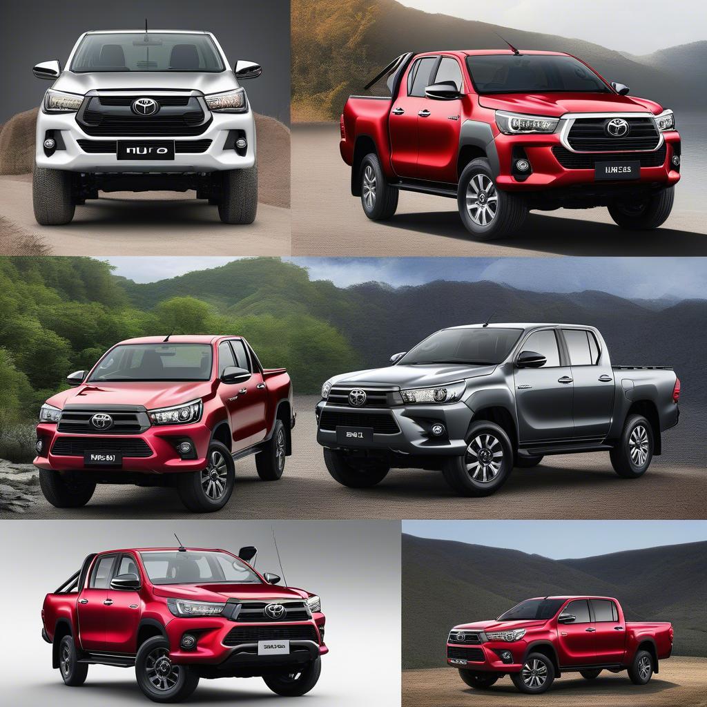 Hình ảnh các phiên bản Toyota Hilux 2019