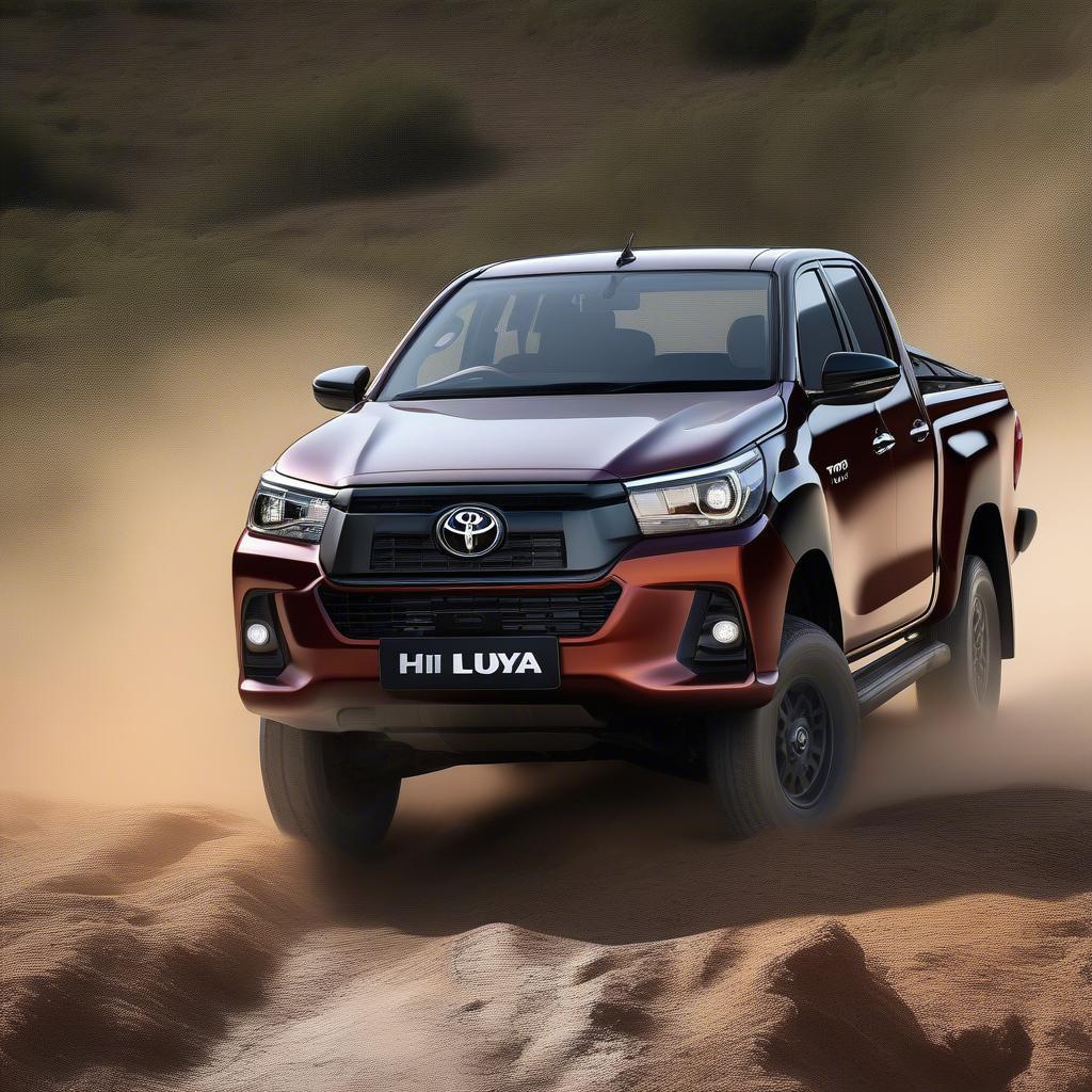 Toyota Hilux 2.4 E 2019 vận hành mạnh mẽ trên địa hình offroad