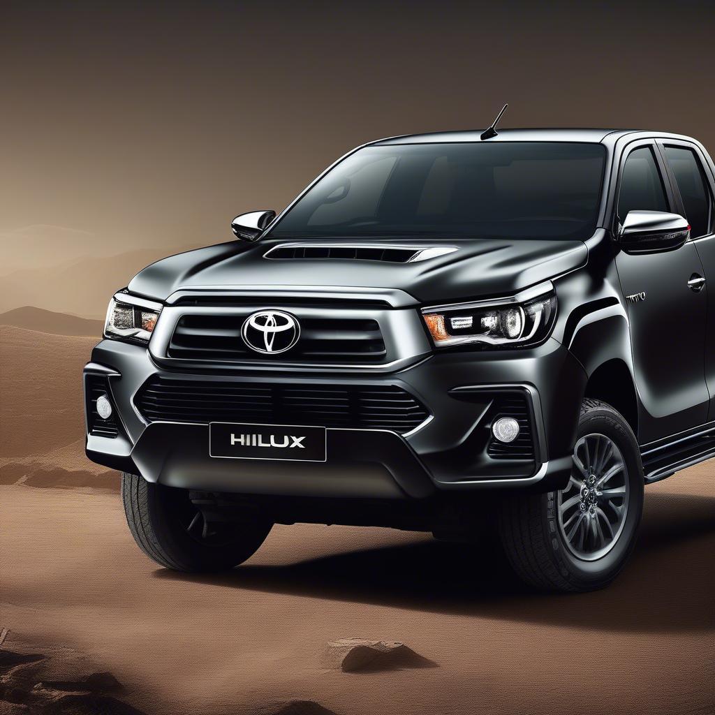 Thiết kế ngoại thất Toyota Hilux 2019 mạnh mẽ và hiện đại