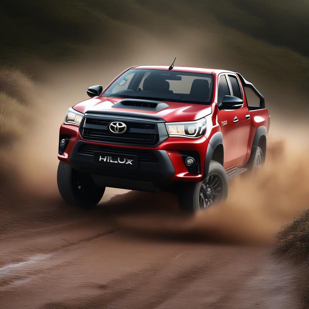 Toyota Hilux 4x4 2019 vượt địa hình off-road