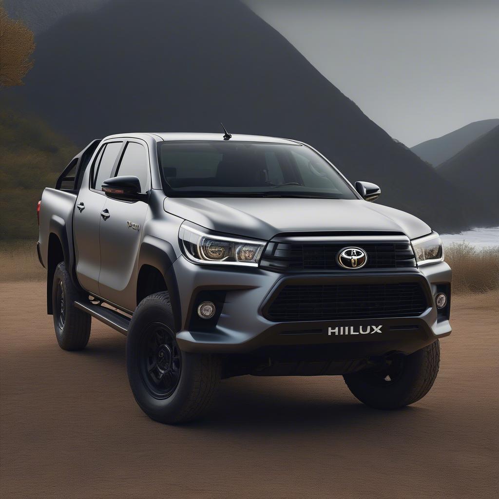 Thiết kế ngoại thất Toyota Hilux Nova mạnh mẽ và hiện đại