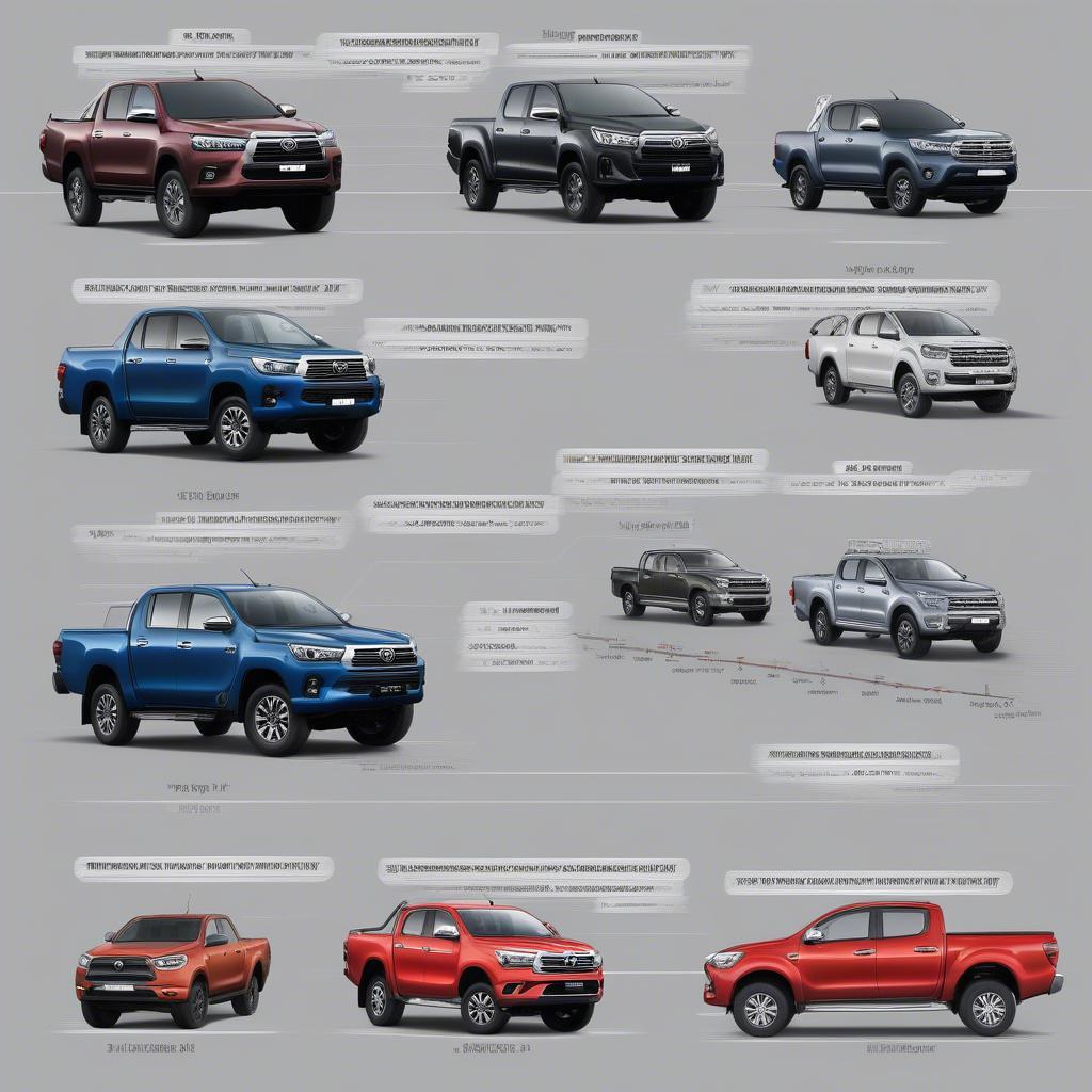 Toyota Hilux So Sánh Đối Thủ