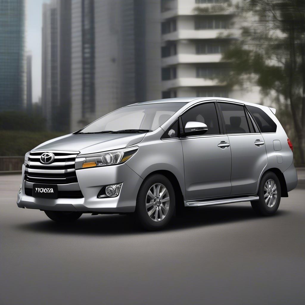 Ngoại thất Toyota Innova 2014G sang trọng và hiện đại