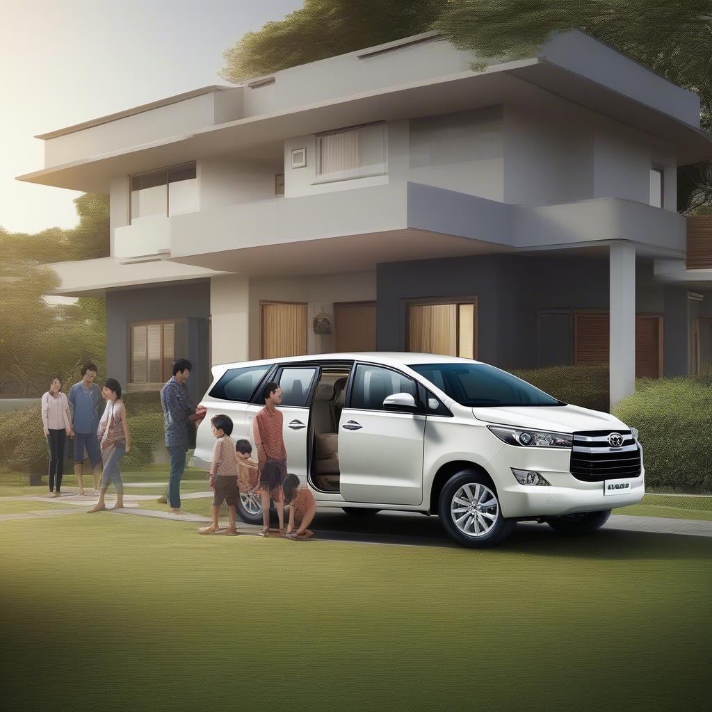 Toyota Innova rộng rãi cho gia đình