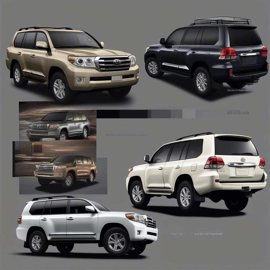 Các Phiên Bản và Màu Sắc Toyota Land Cruiser 2015