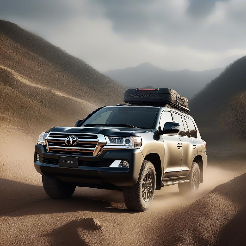 Toyota Land Cruiser chinh phục địa hình off-road đầy thử thách