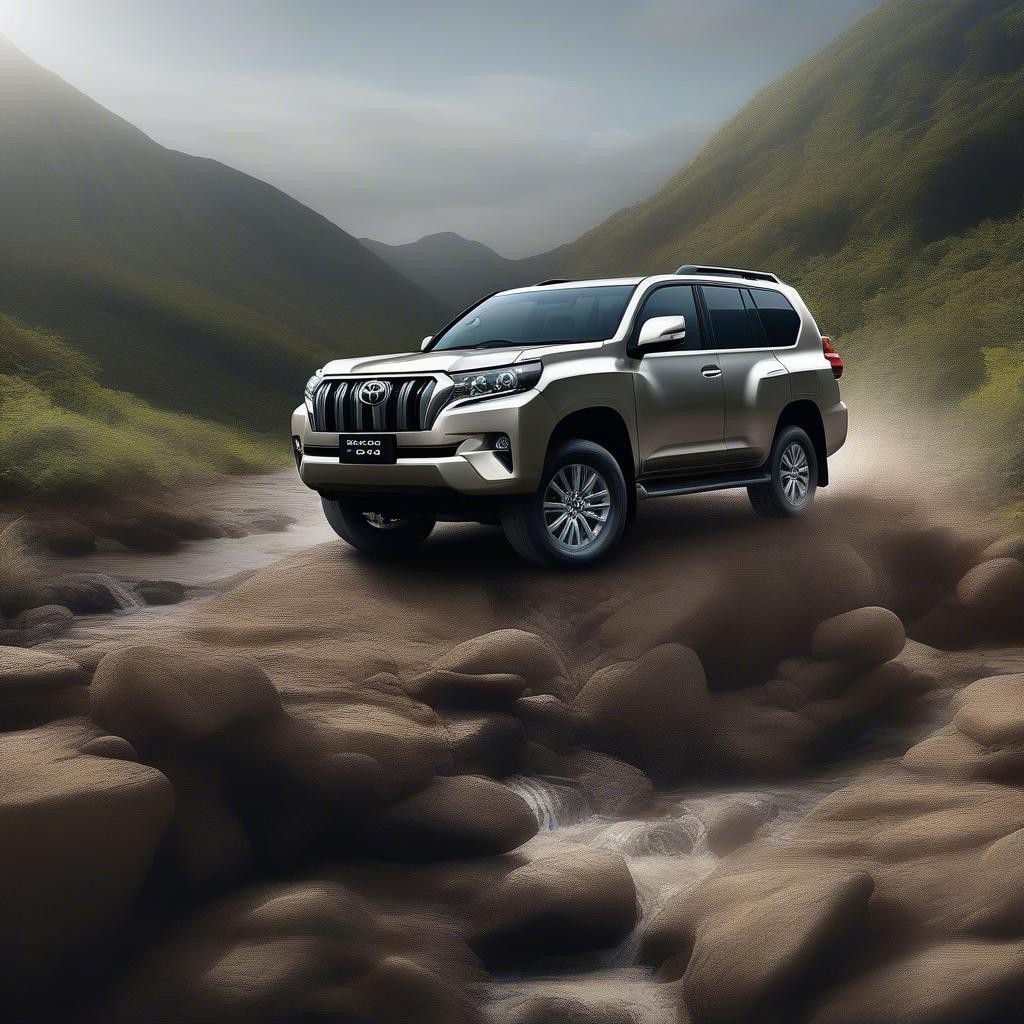 Toyota Land Cruiser Prado 2020 chinh phục địa hình off-road