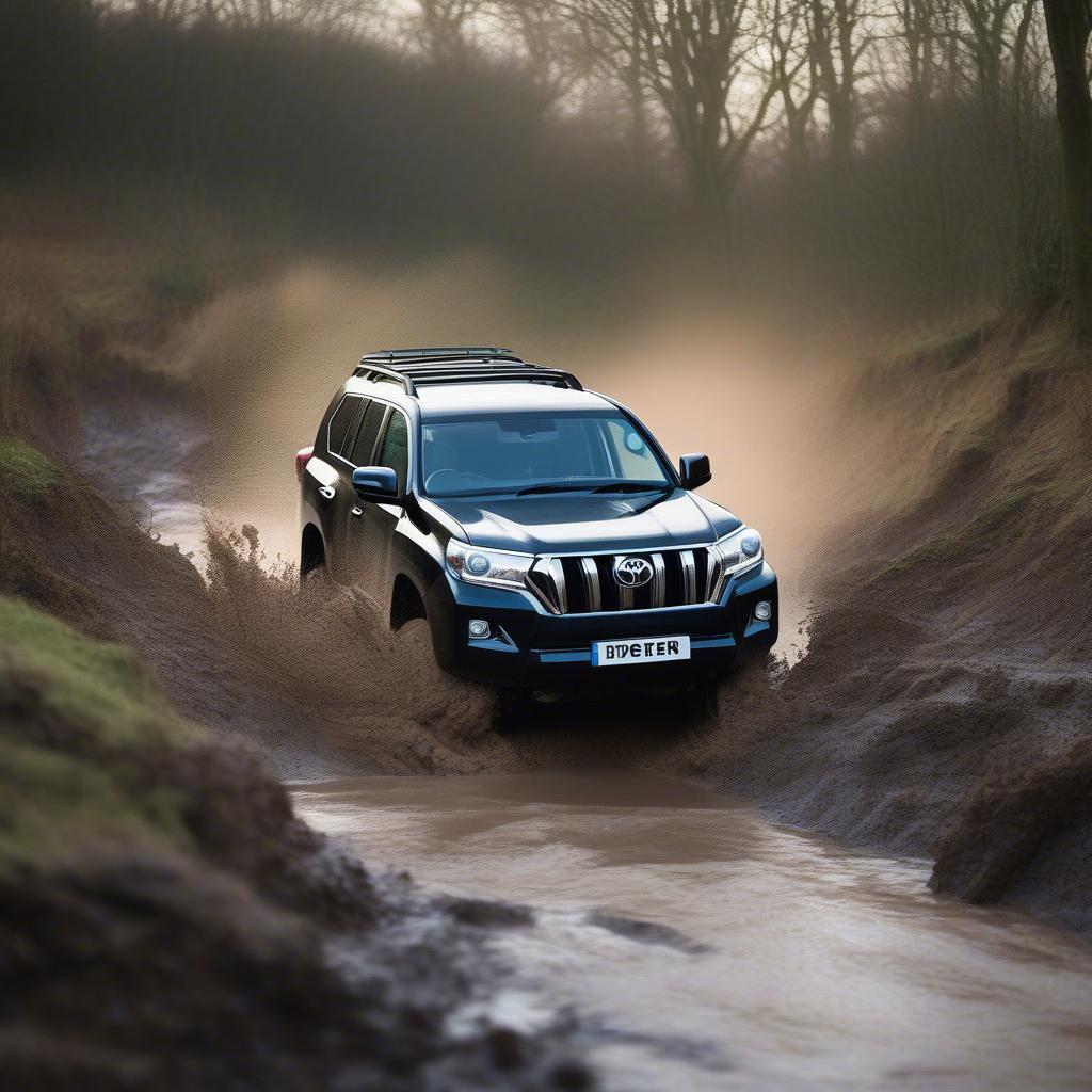 Toyota Land Cruiser Prado Off-road tại UK