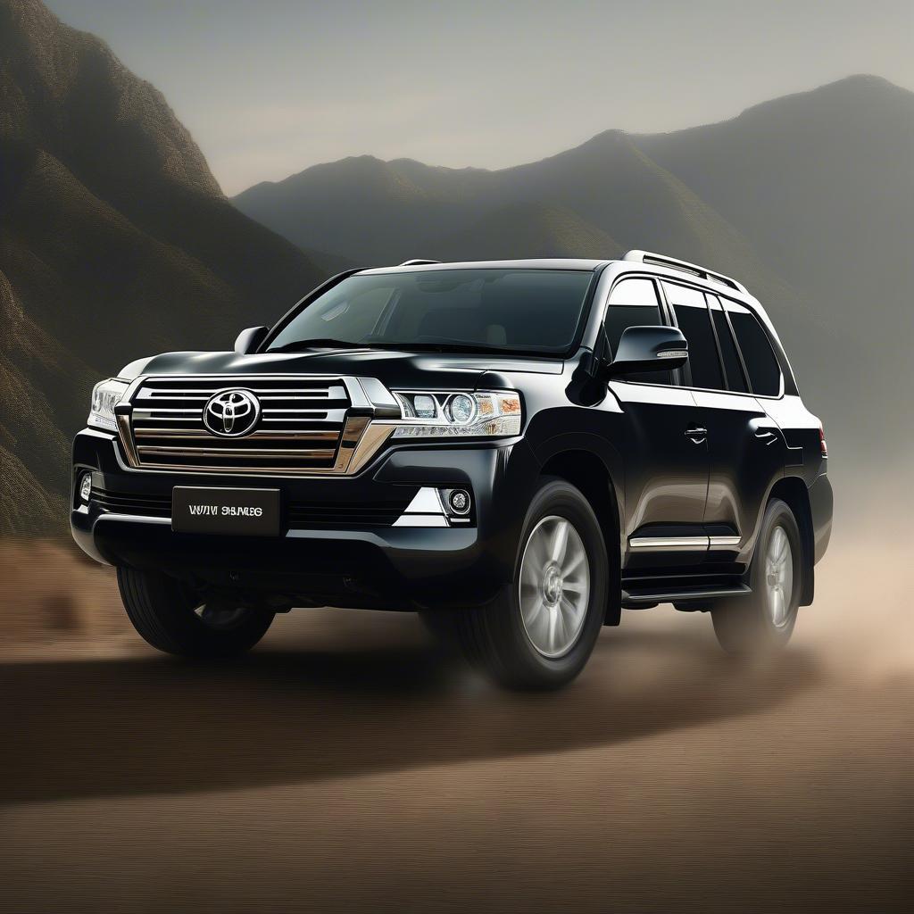 Ngoại thất mạnh mẽ của Toyota Land Cruiser V8 2016