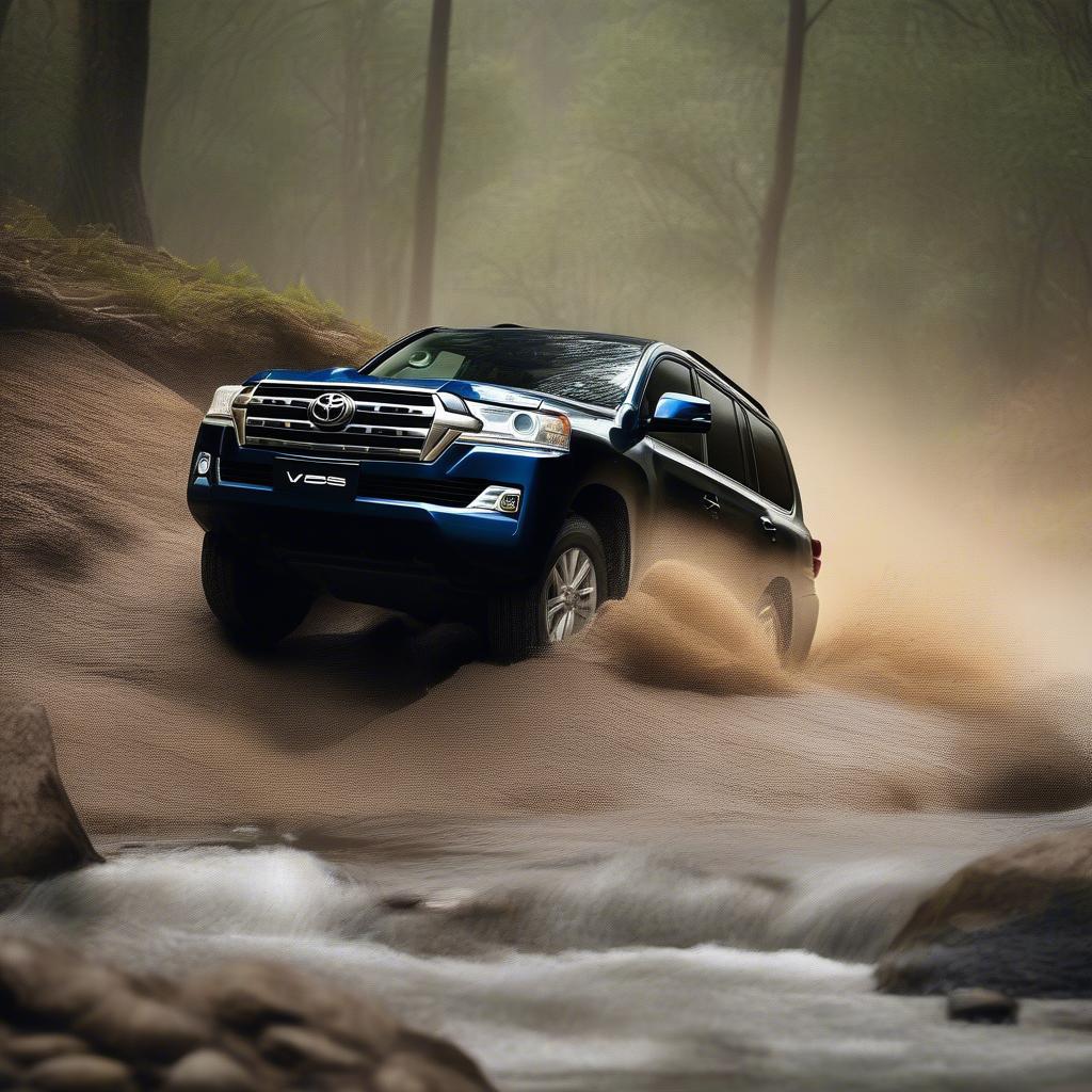 Toyota Land Cruiser VXS 2019 vượt địa hình hiểm trở