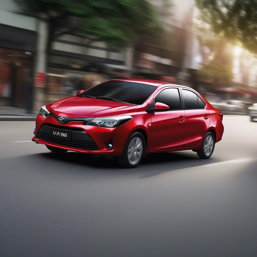 Thiết kế ngoại thất Toyota Vios 1.5 E CVT