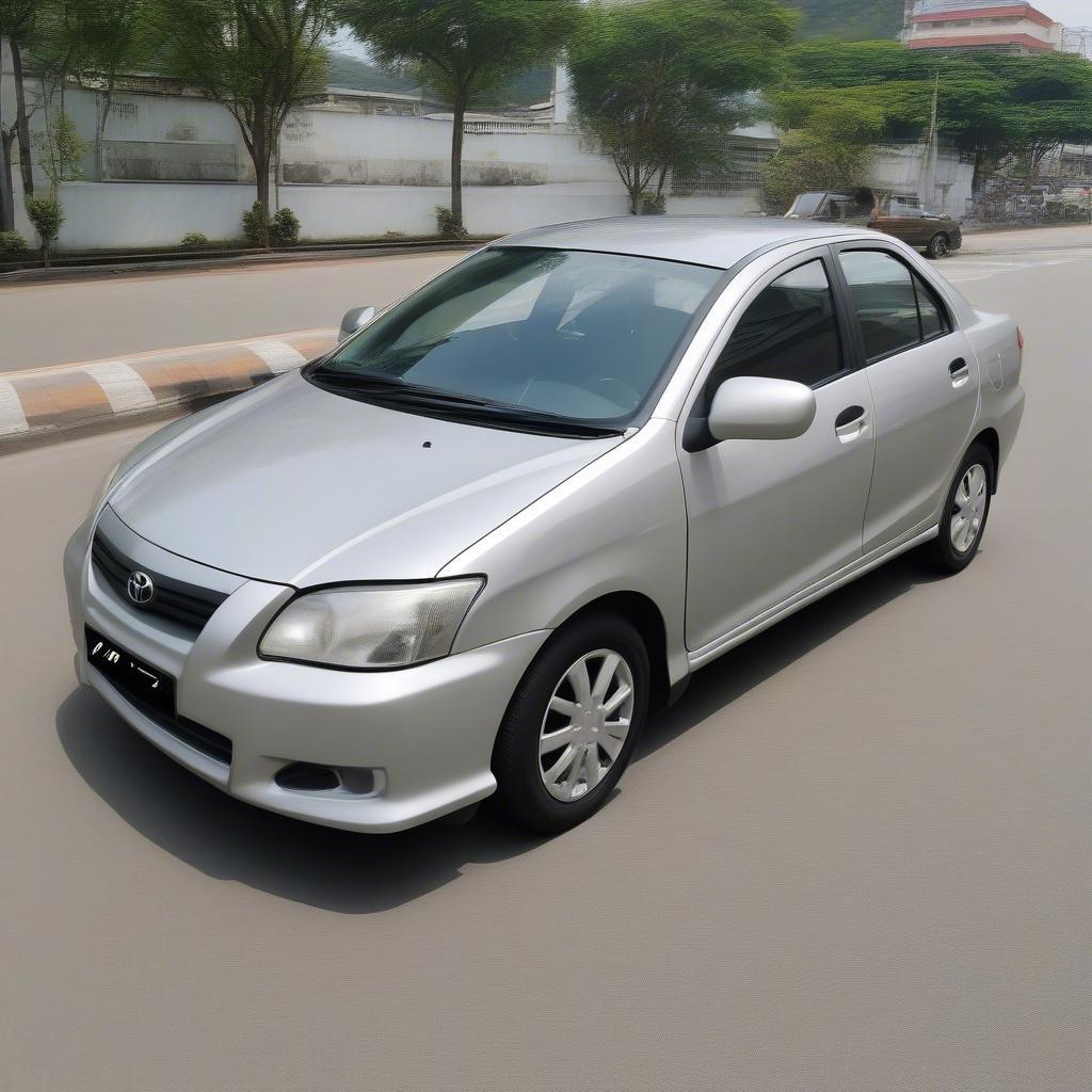 Ngoại thất Toyota Vios 2006 thiết kế đơn giản, tinh tế, không lỗi thời