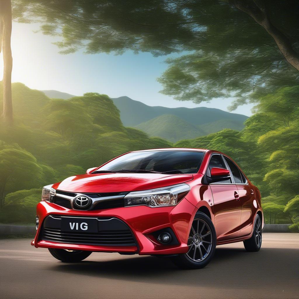 Toyota Vios 2016 Body Kit Philippines Màu Đỏ