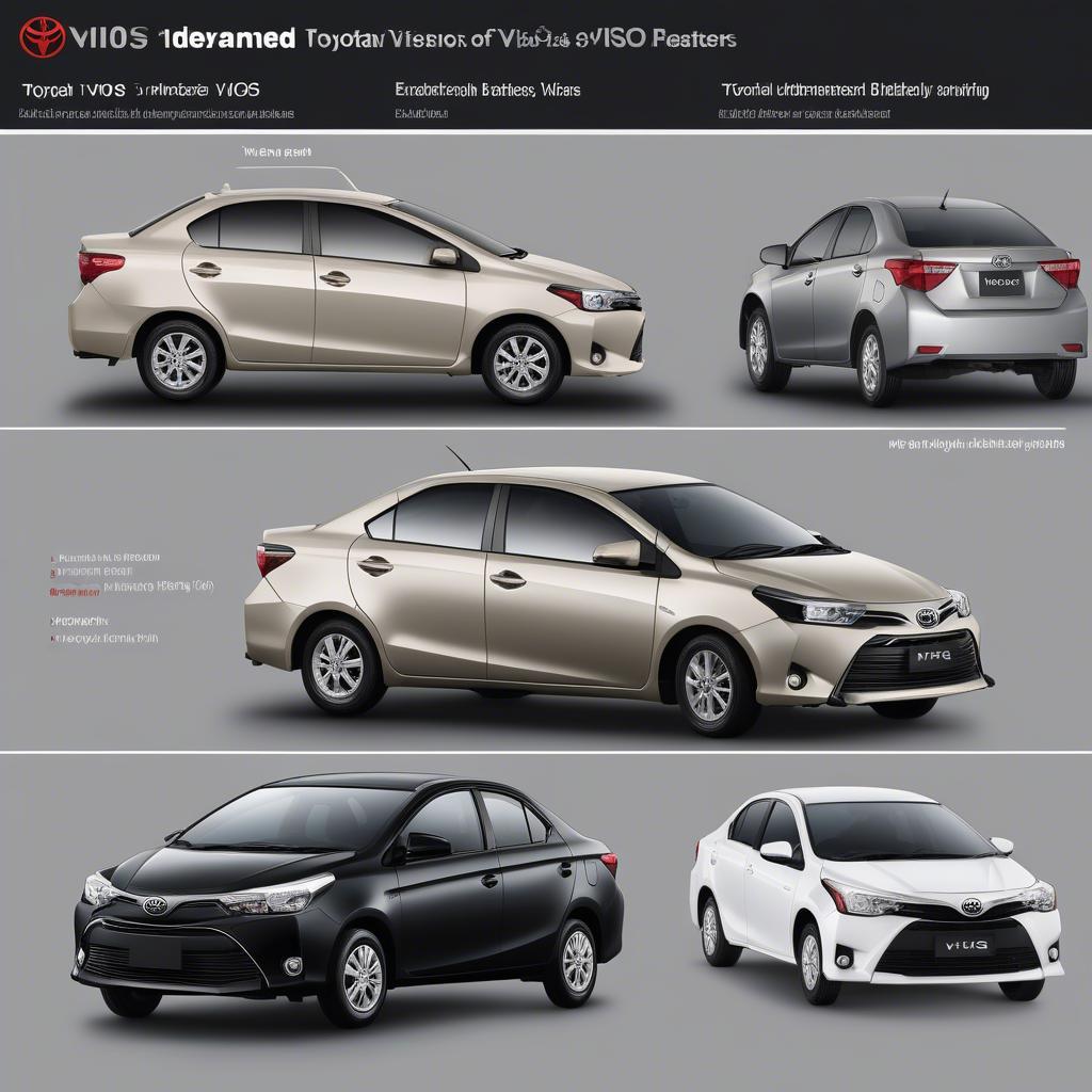 Các phiên bản Toyota Vios