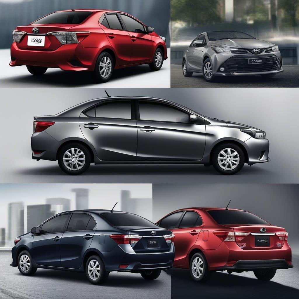 Các phiên bản Toyota Vios