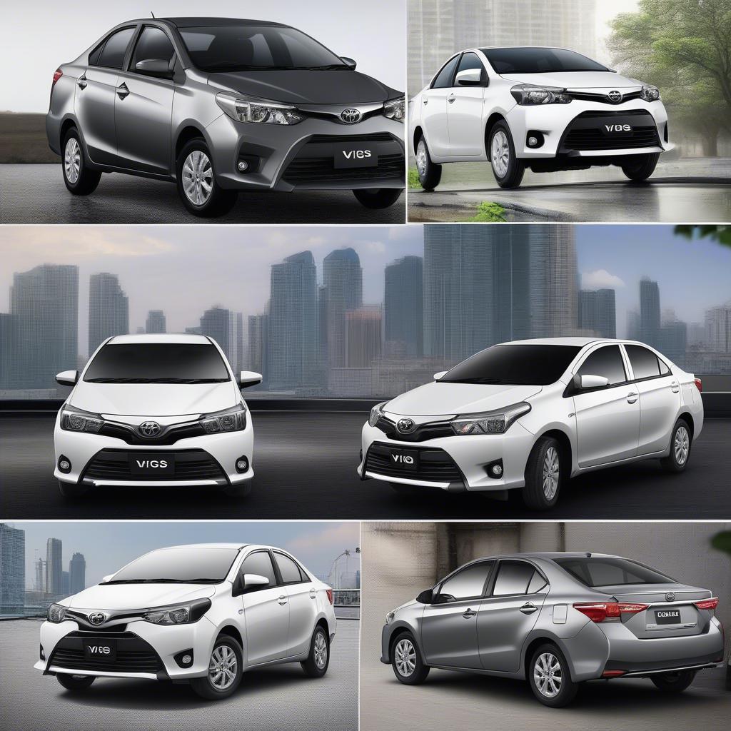 Toyota Vios tháng 8 2019 các phiên bản