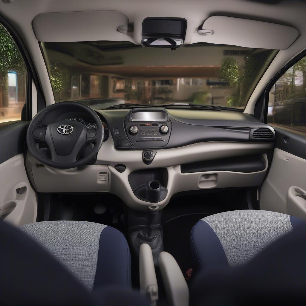 Nội thất Toyota Wigo 2019 bản đủ