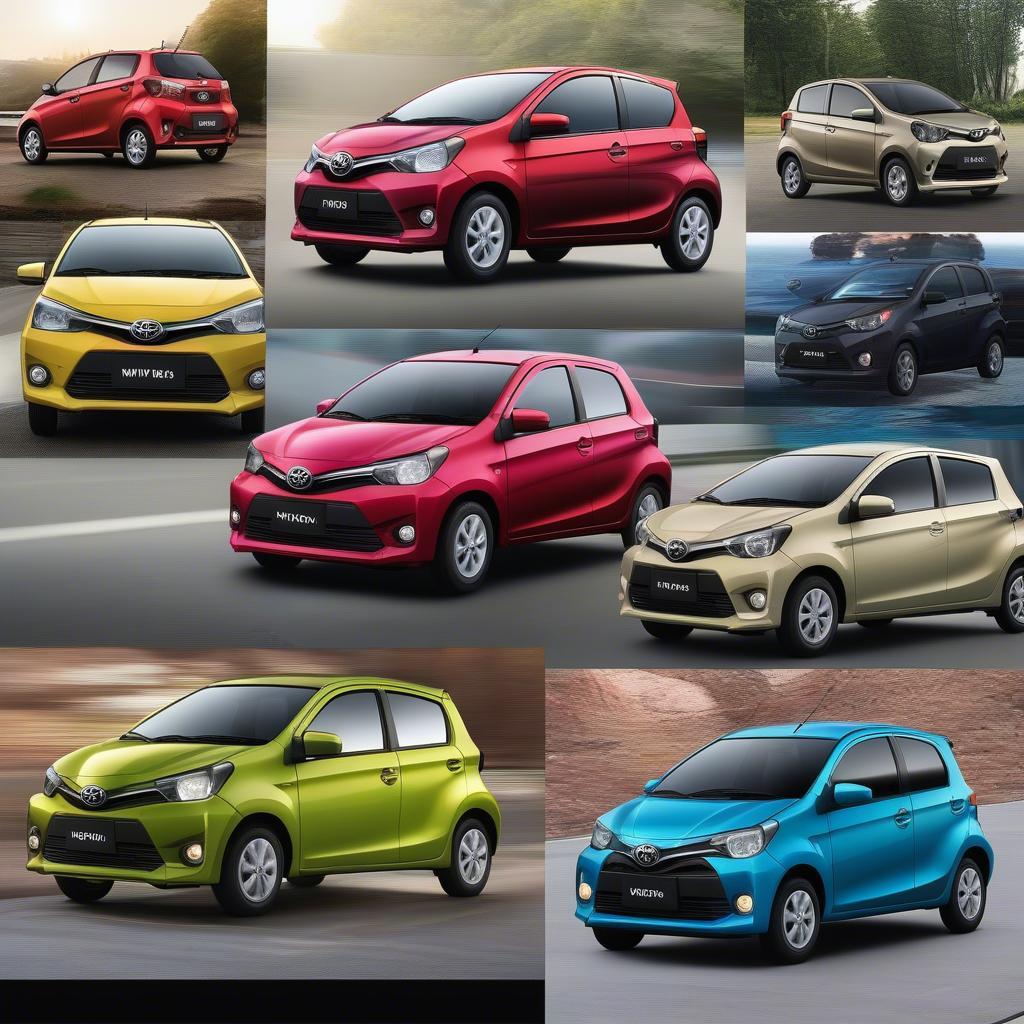 Toyota Wigo 2019 với nhiều màu sắc đa dạng