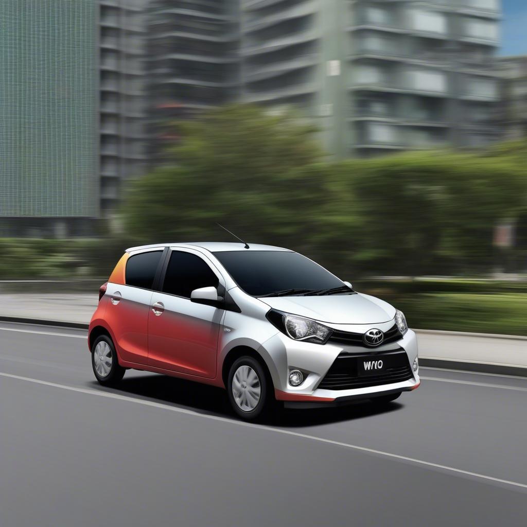 Toyota Wigo B101LA-GMSGF ngoại thất hiện đại