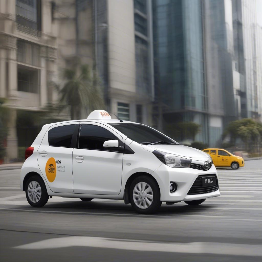 Toyota Wigo chạy dịch vụ