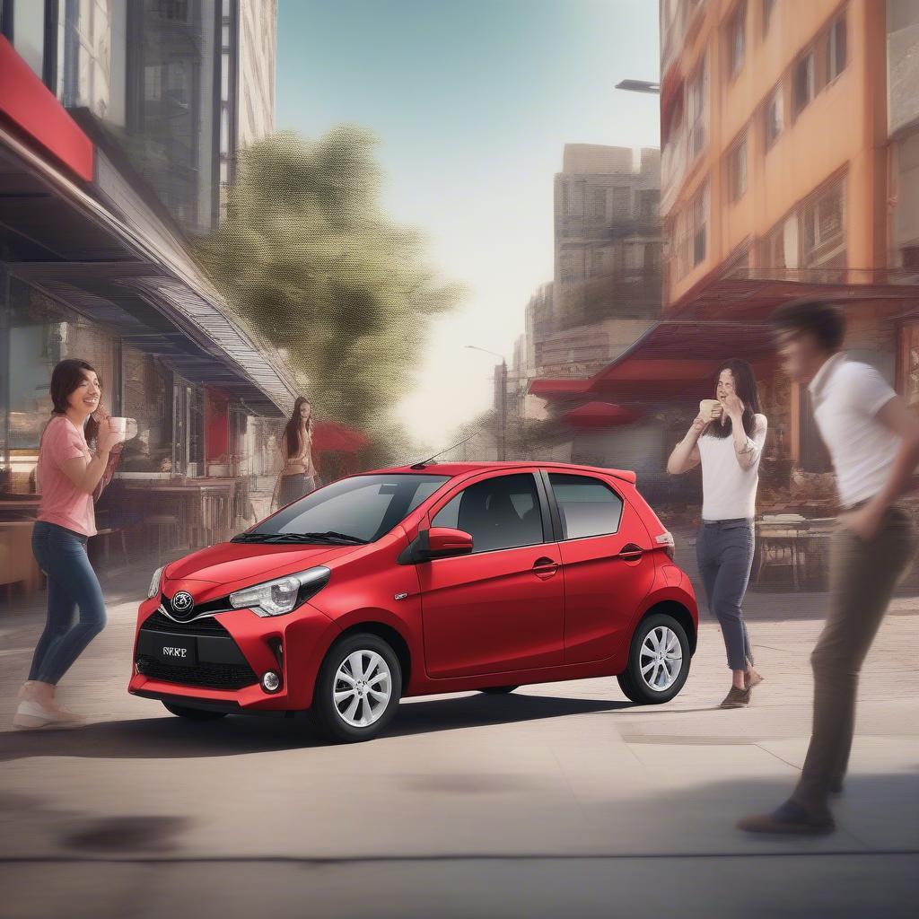 Toyota Wigo di cà phê cuối tuần cùng bạn bè