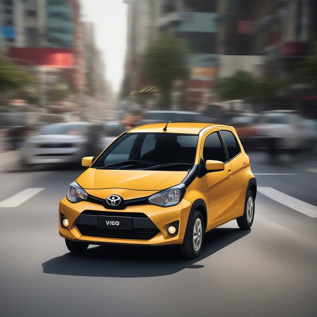 Toyota Wigo di chuyển linh hoạt trong đô thị