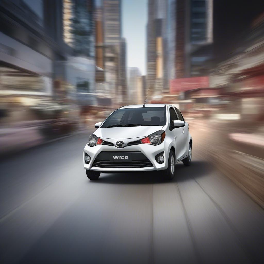 Toyota Wigo di chuyển trong đô thị