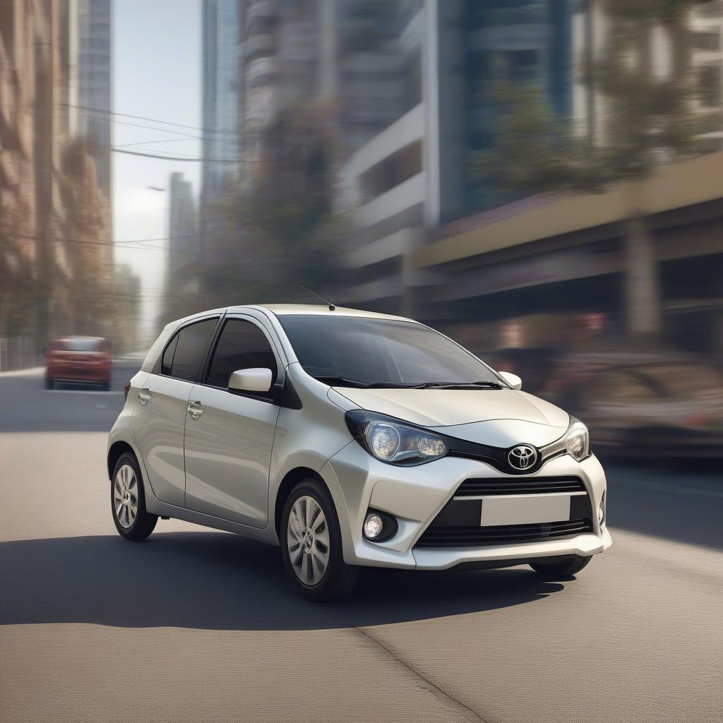 Toyota Wigo di chuyển linh hoạt trong đô thị