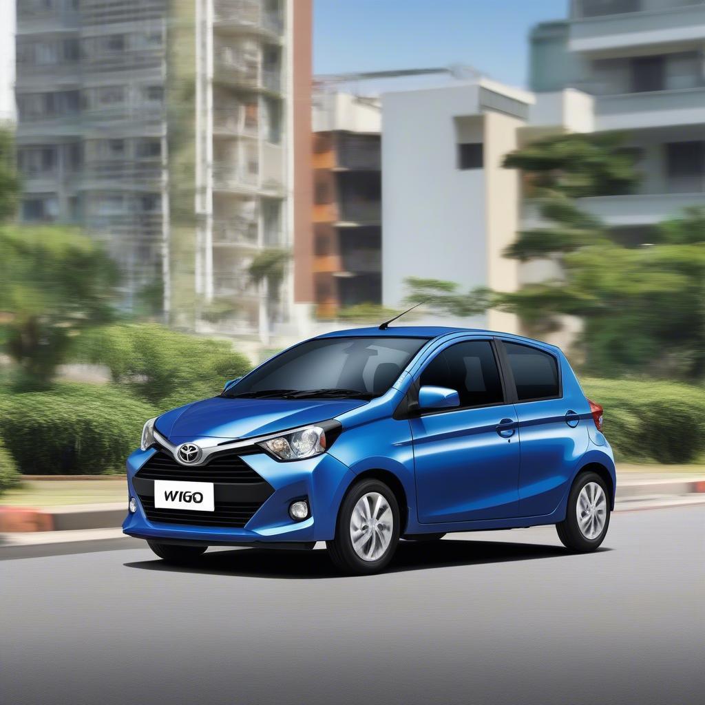 Toyota Wigo không có cửa sổ trời