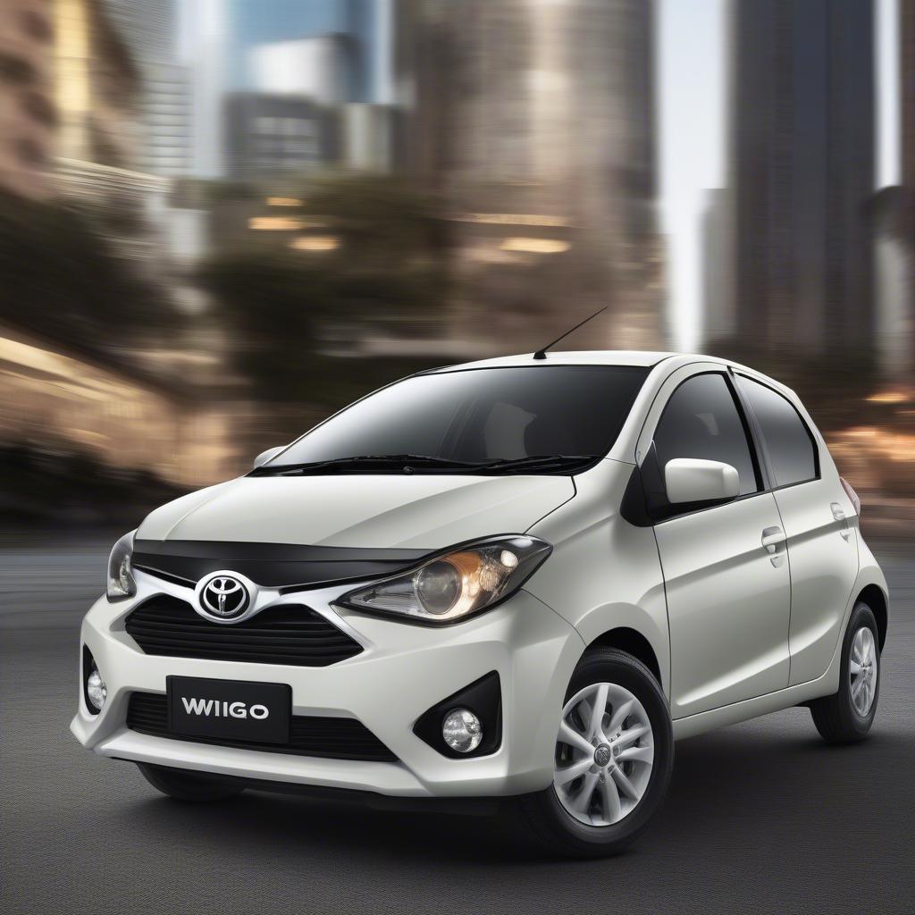 Ngoại thất Toyota Wigo hiện đại và trẻ trung